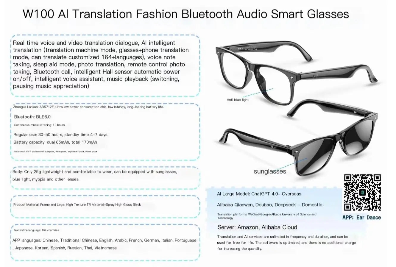 AI Smart Translation Glasses