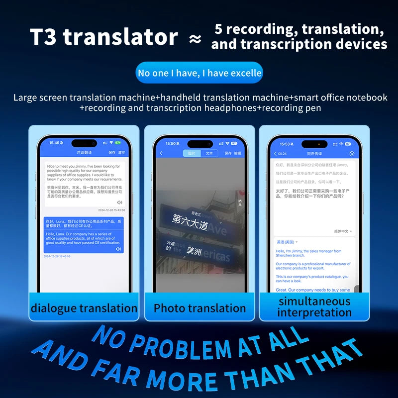 Mini AI Translator Device (T3)