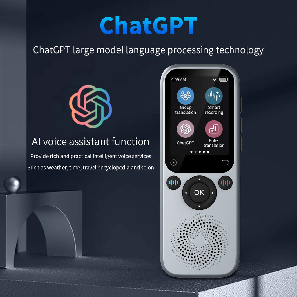 Smart Voice Translator Device – 138 Languages Real-Time Translation