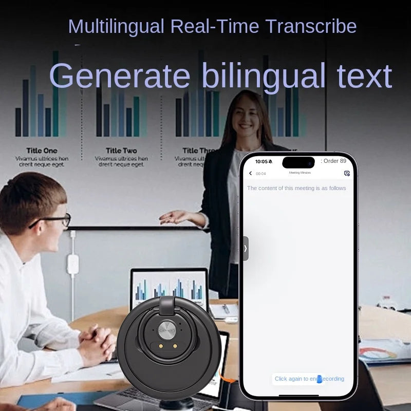 Smart Back Clip AI Translator (142 Languages)