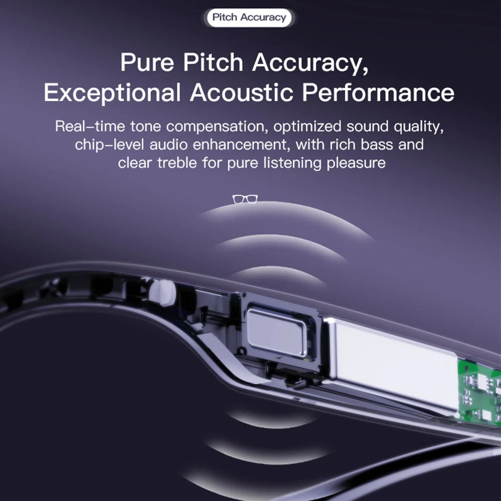 Smart Camera Glasses with AI Features (1080P)