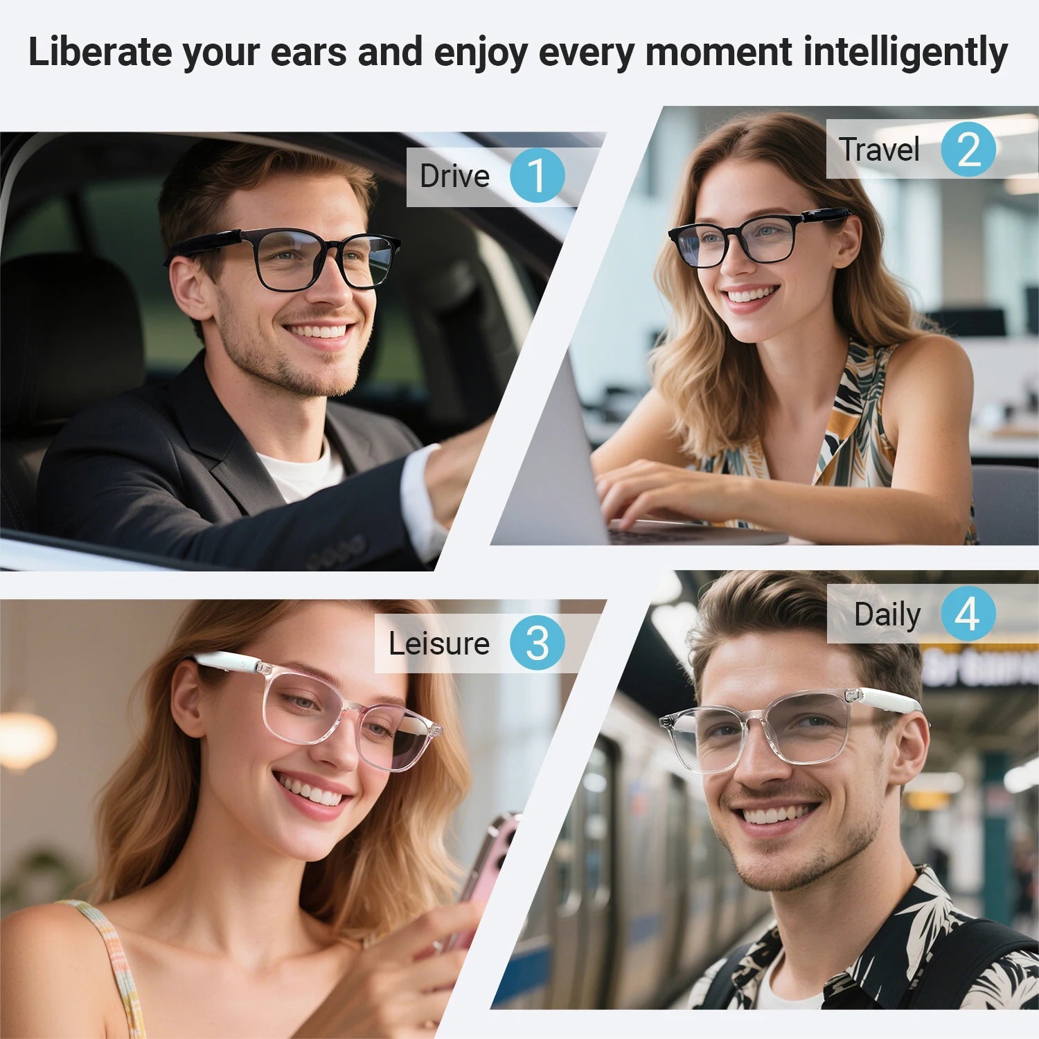 AI Translation Smart Glasses (F19)