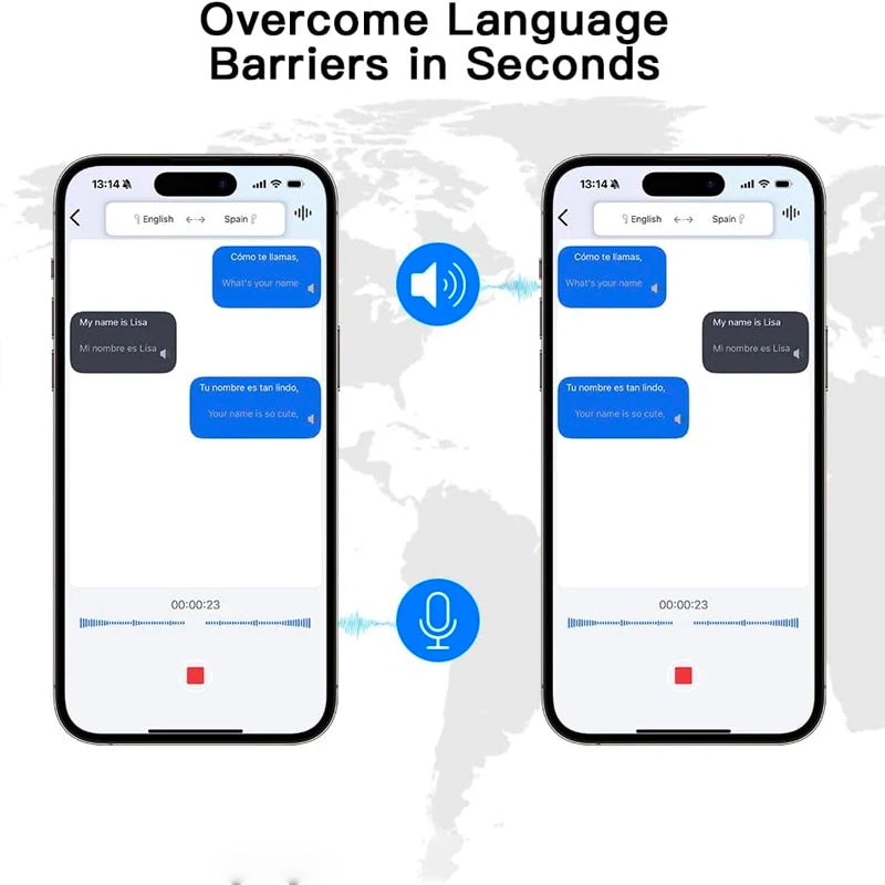 AI Translator Earbuds – Bluetooth 5.4
