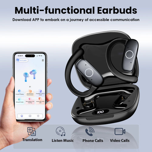 AI Translation Earbuds – Real-Time 114 Languages